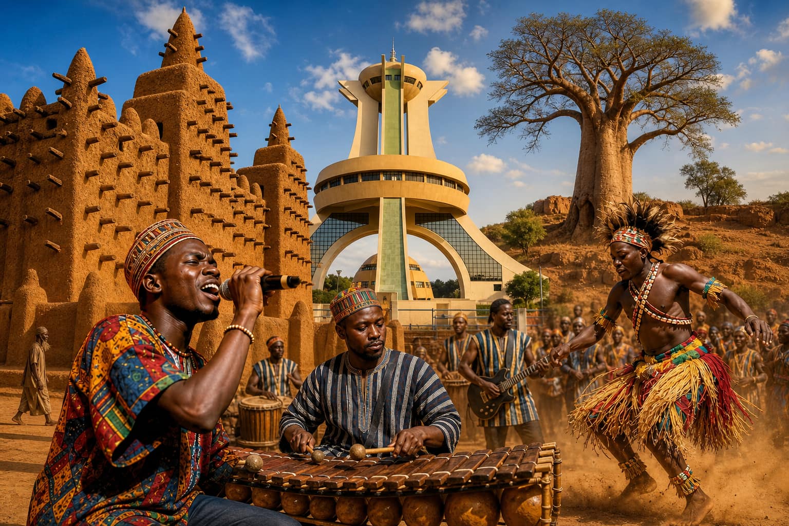 Musiciens, danseurs et artistes burkinabè — musique, danse et spectacle vivant